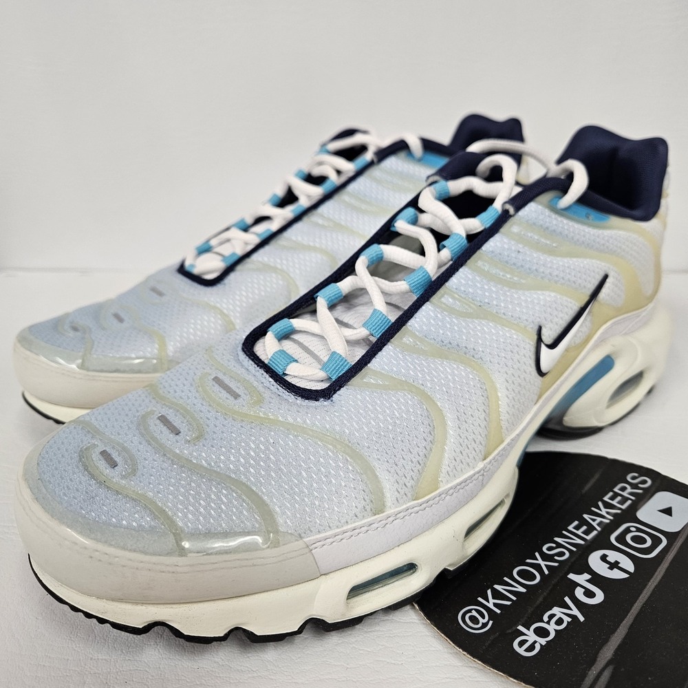 Nike Air Max Plus Psychic Blue White Sneaker CZ1651-400 Men's Size 13